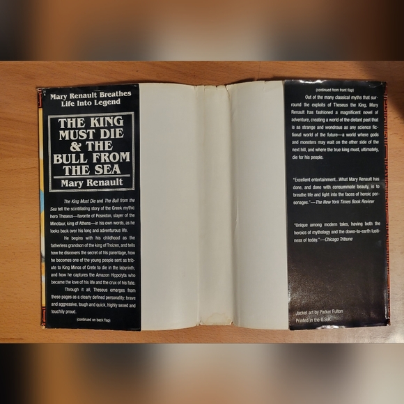 The King Must Die & The Bull from the Sea by Mary Renault HC 1998 Sci-Fi printng - Picture 15 of 16